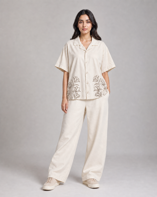 Printed Resort Collar Shirt